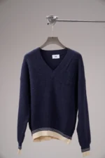 AMI V-Neck Navy Pullover